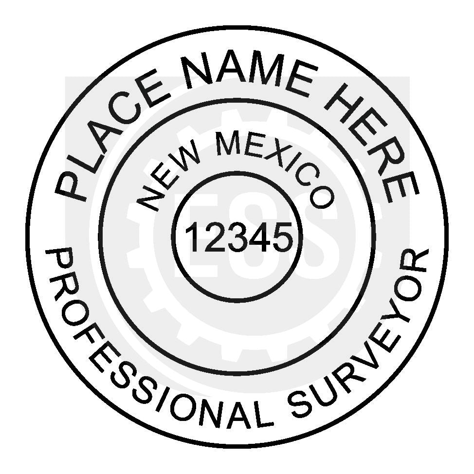 New Mexico Land Surveyor Seal Setup