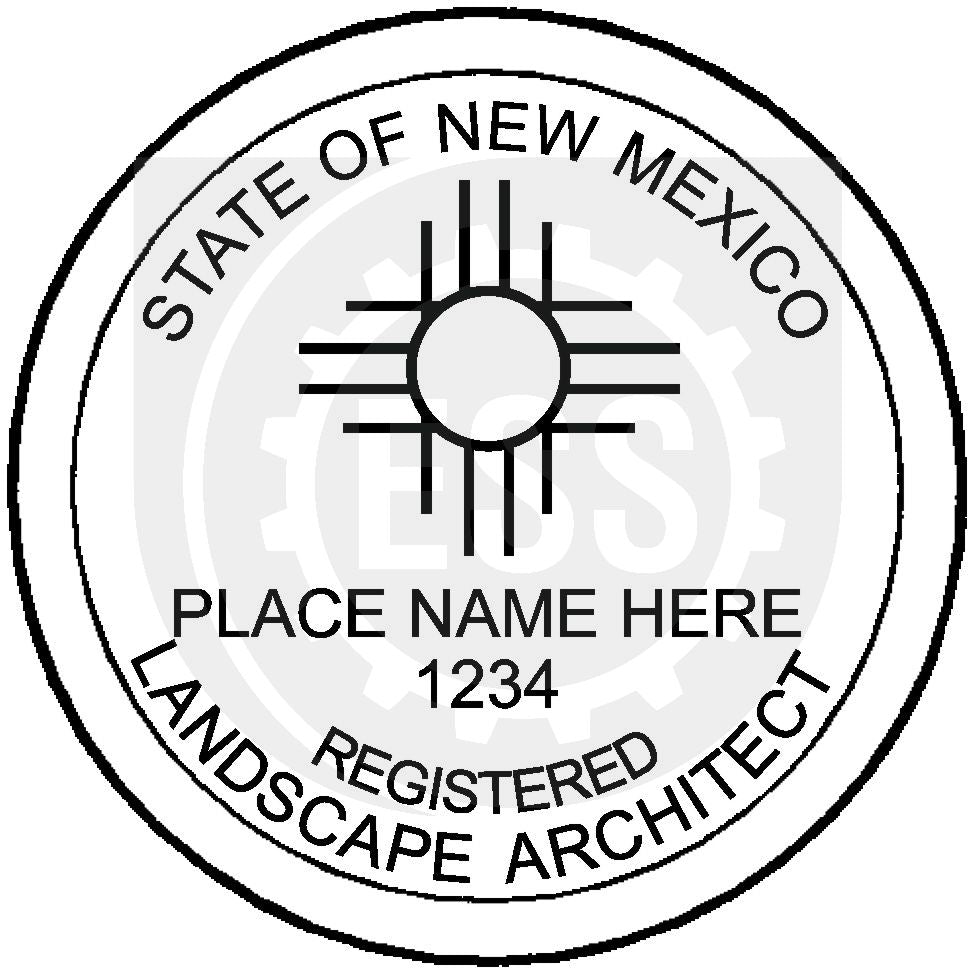 New Mexico Landscape Architect Seal Setup