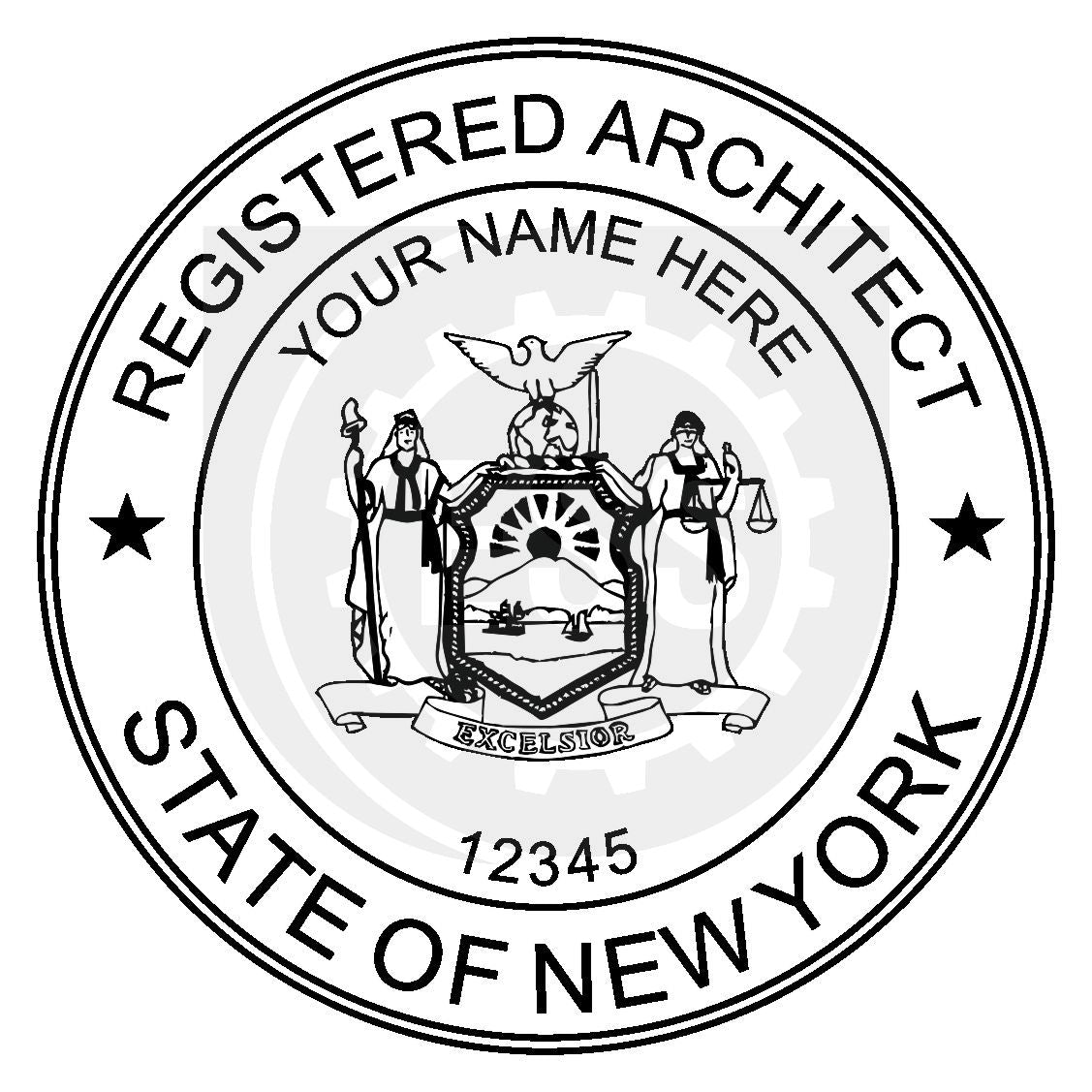 New York Archtiect Seal Setup