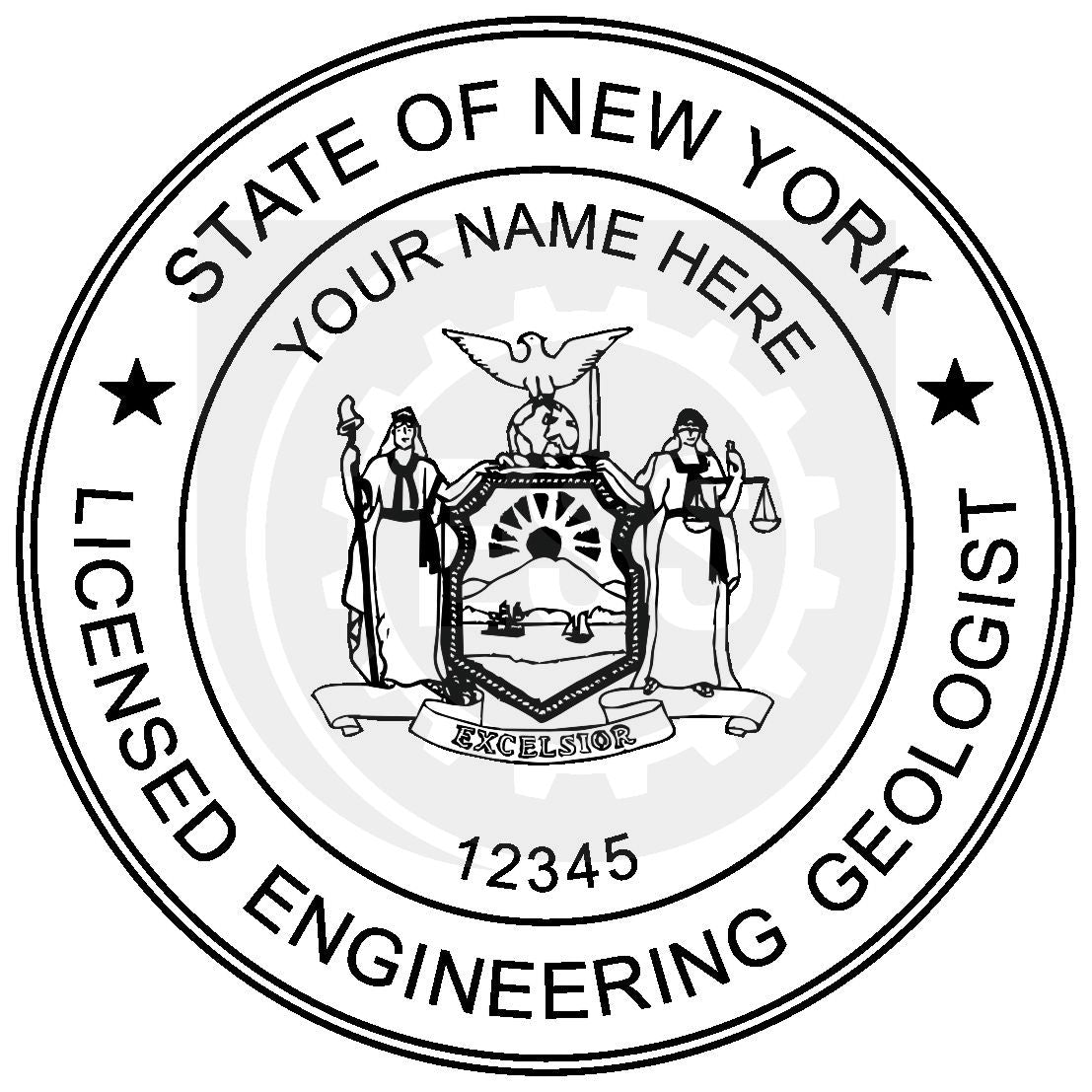 New York Engineering Geologist Seal Setup