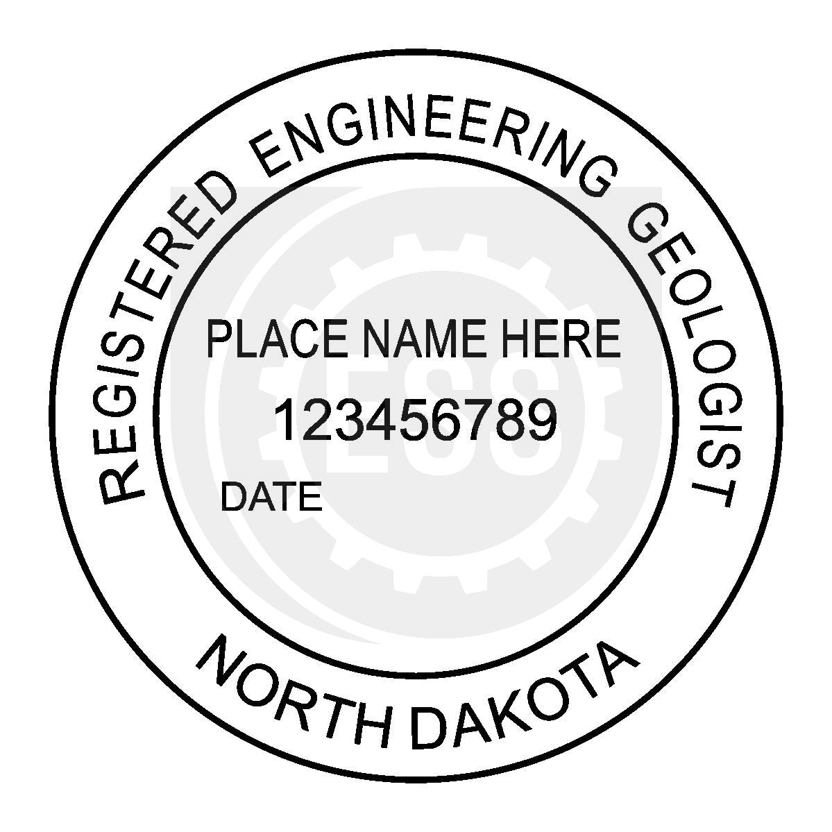 North Dakota Engineering Geologist Seal Setup
