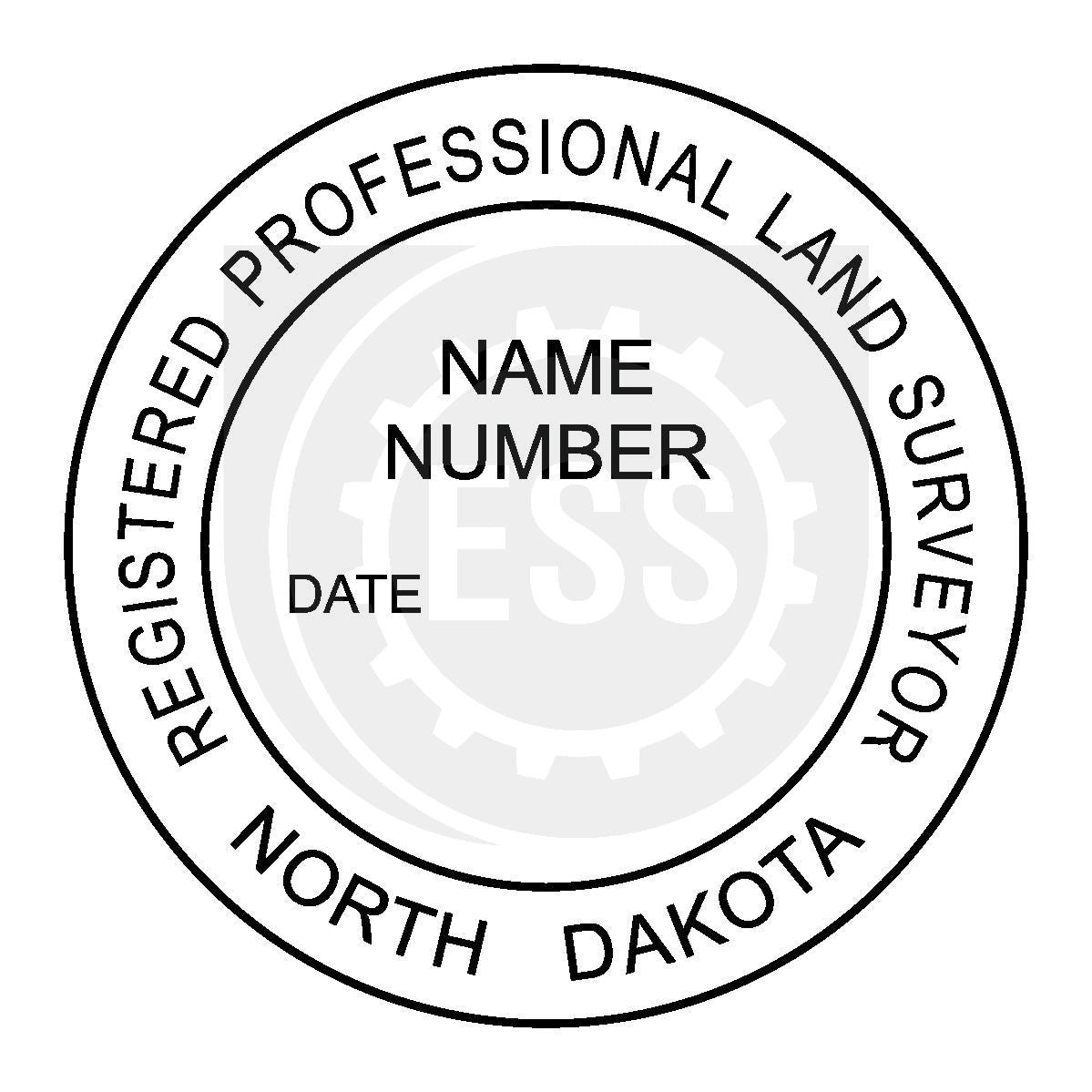 North Dakota Land Surveyor Seal Setup