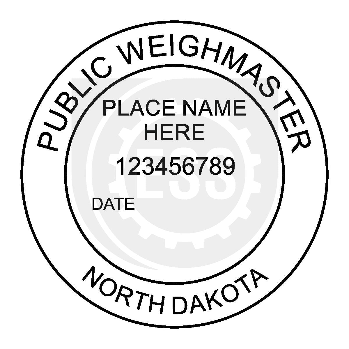 North Dakota Public Weighmaster Seal Setup