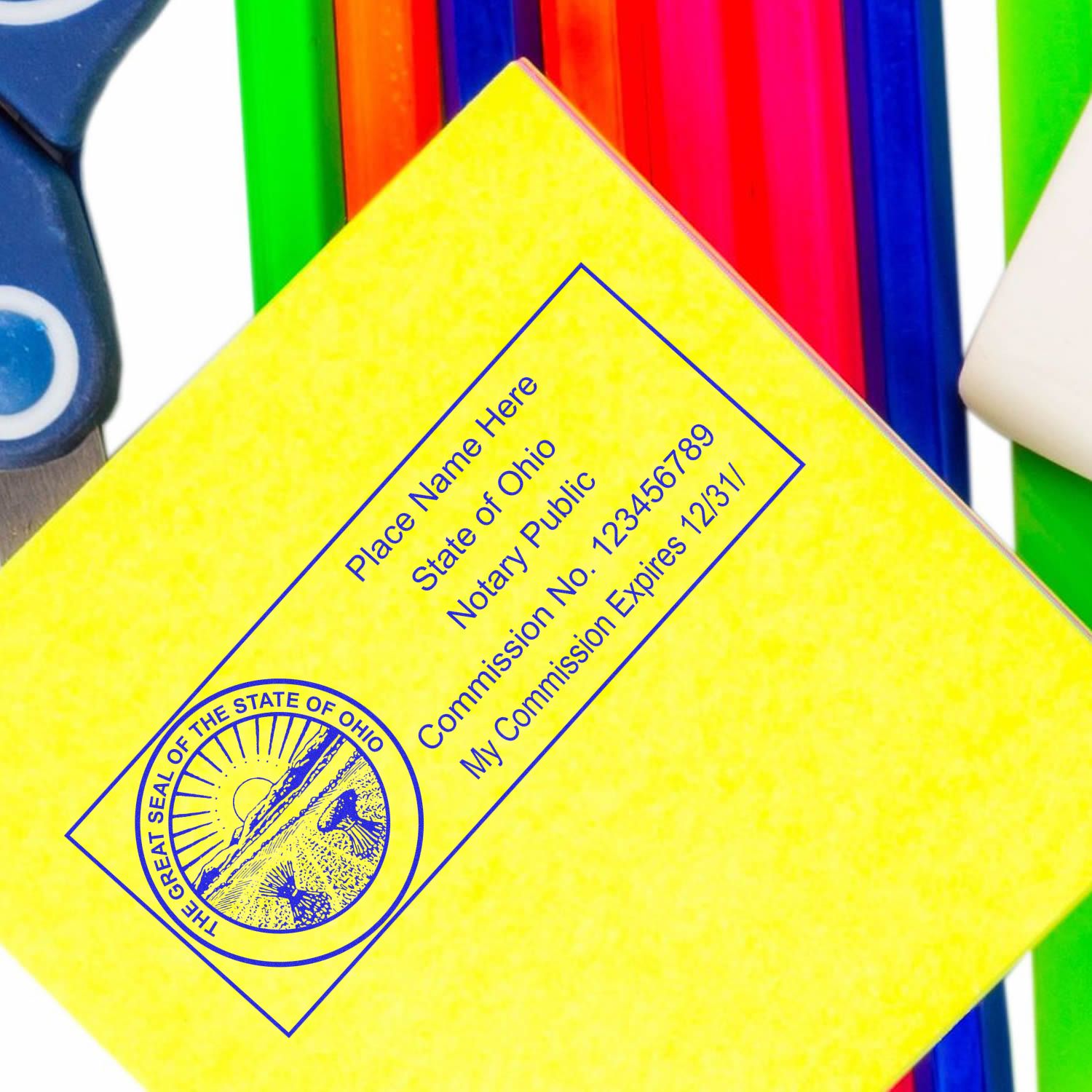 Ohio Notary Kit with Notary Slim Stamps