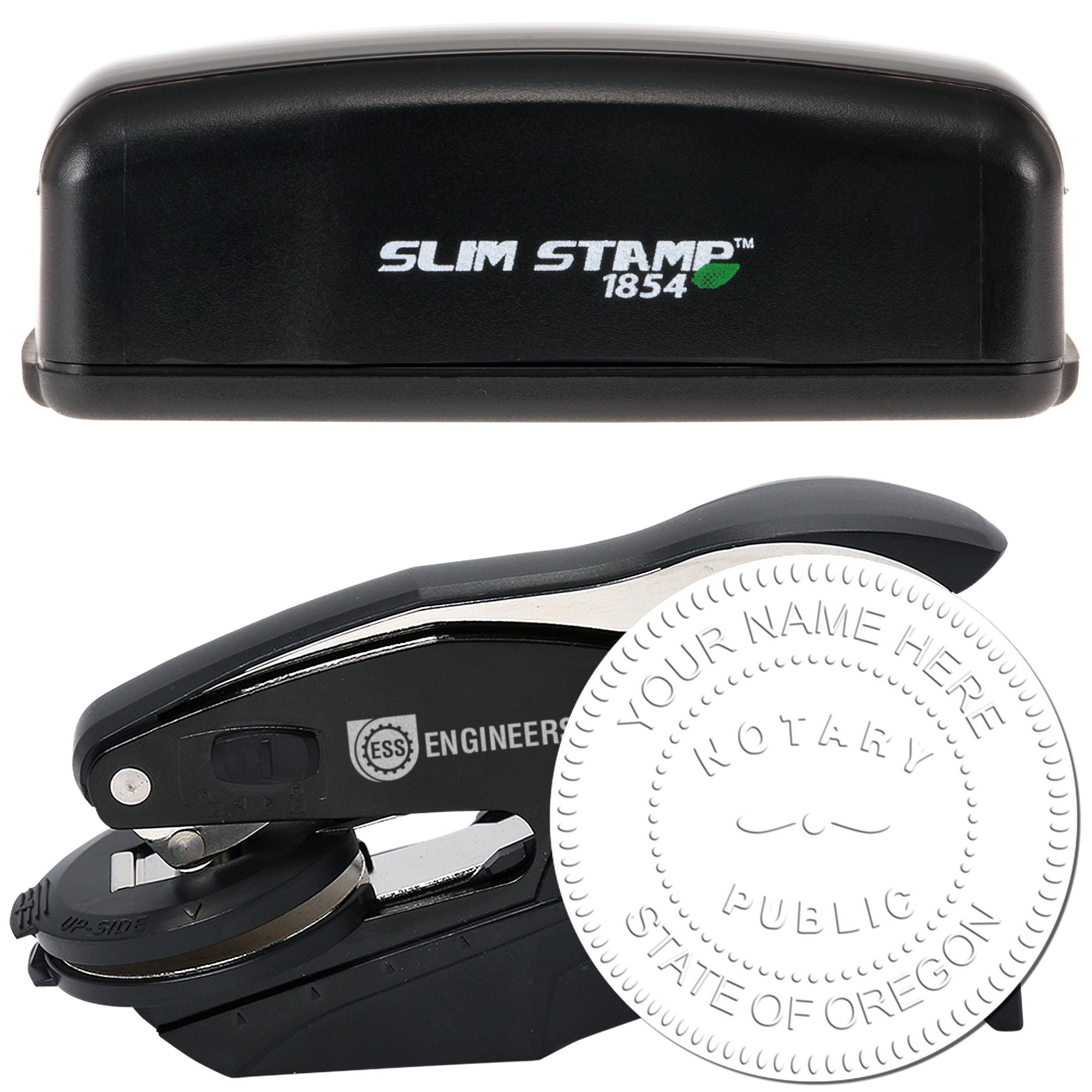 Rectangular Slim and Hybrid Seal Oregon Notary Supply Stamp and Seal Kit