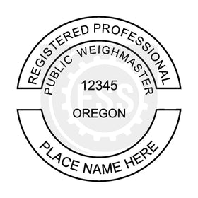 Oregon Public Weighmaster Seal Setup