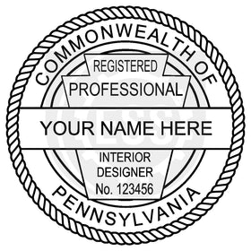 Pennsylvania Interior Designer Seal Setup