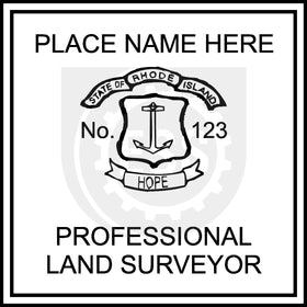 Rhode Island Land Surveyor Seal Setup