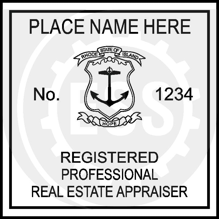 Rhode Island Real Estate Appraiser Seal Setup
