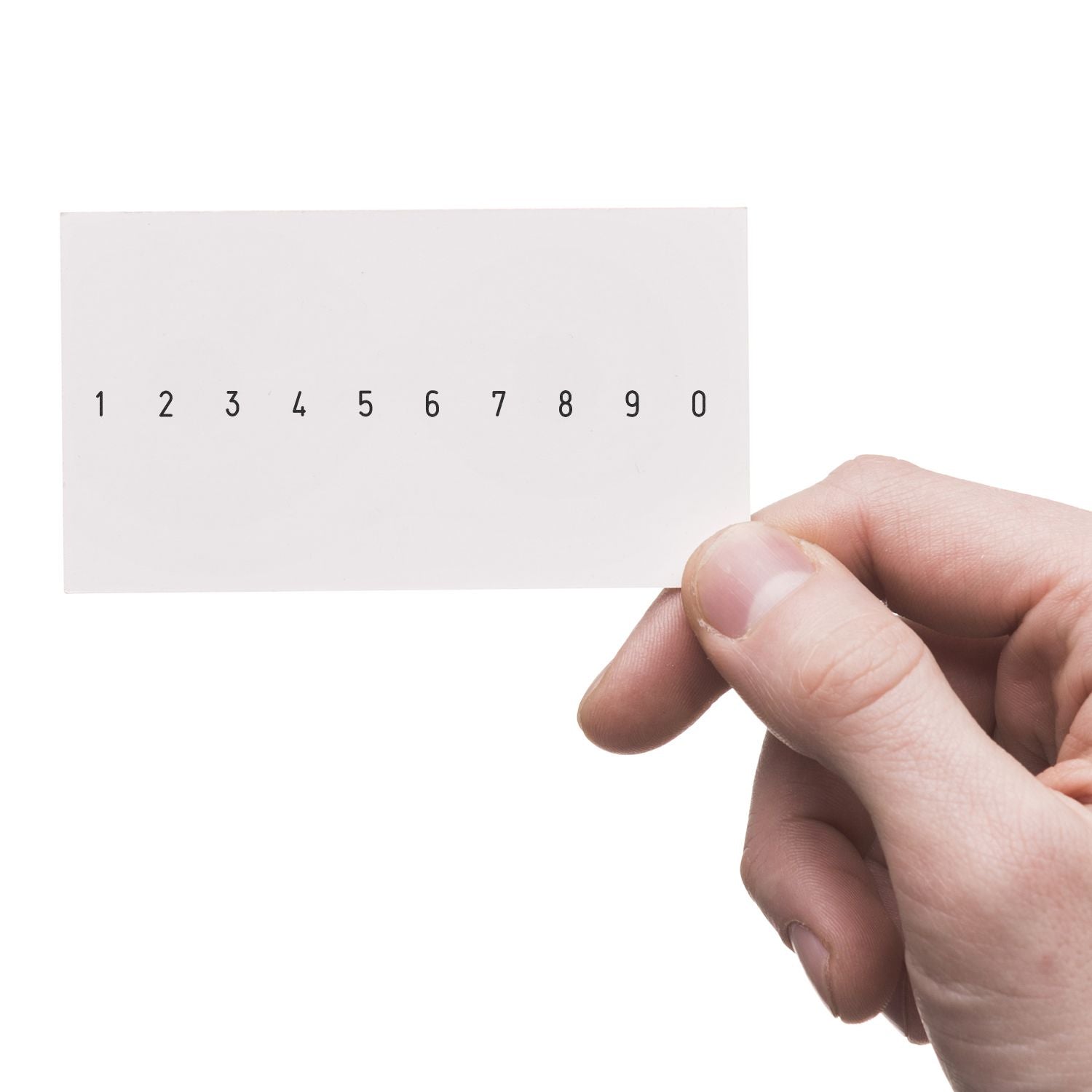 Regular Line Number Stamp 1/8 Character Size