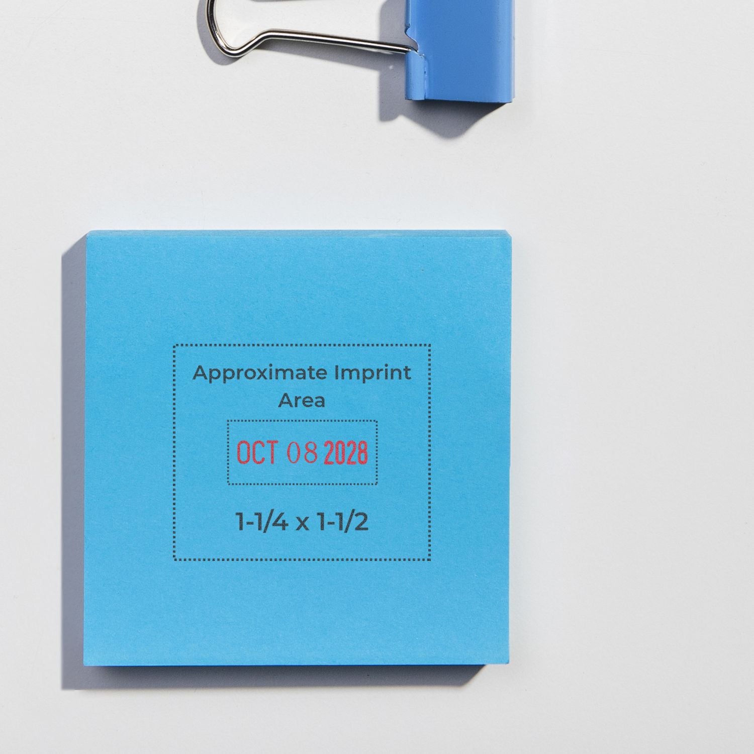 Shiny Heavy Duty Date Stamp 1-1/4 x 1-1/2