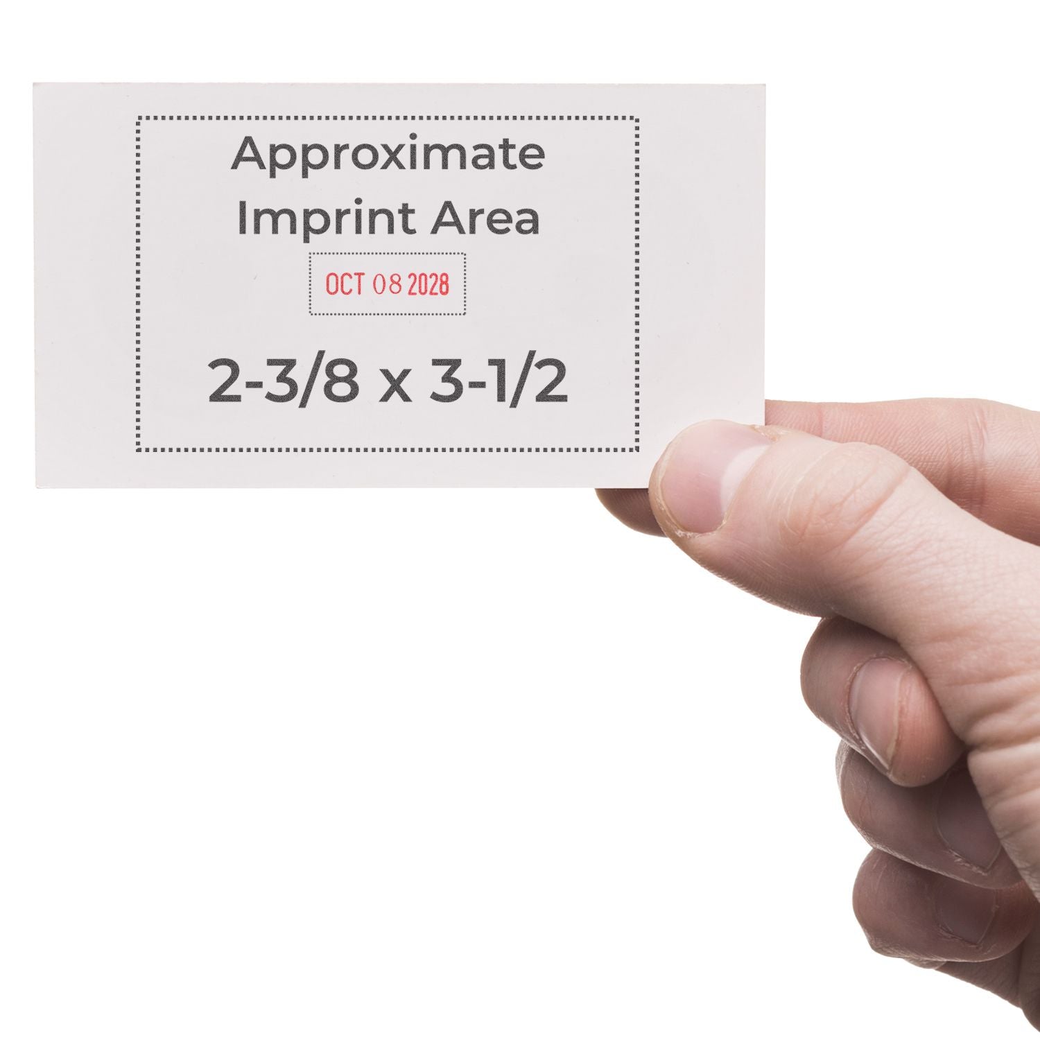 Shiny Heavy Duty Date Stamp 2-3/8 x 3-1/2