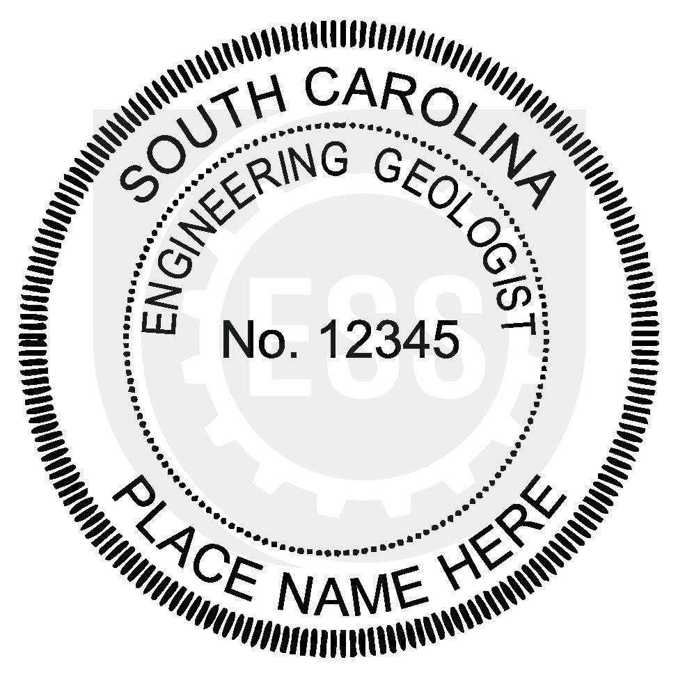 South Carolina Engineering Geologist Seal Setup