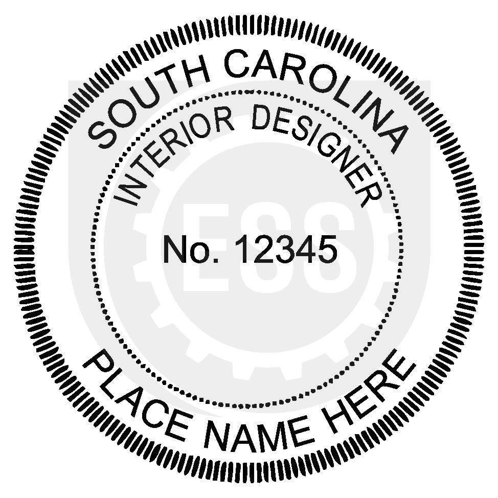 South Carolina Interior Designer Seal Setup