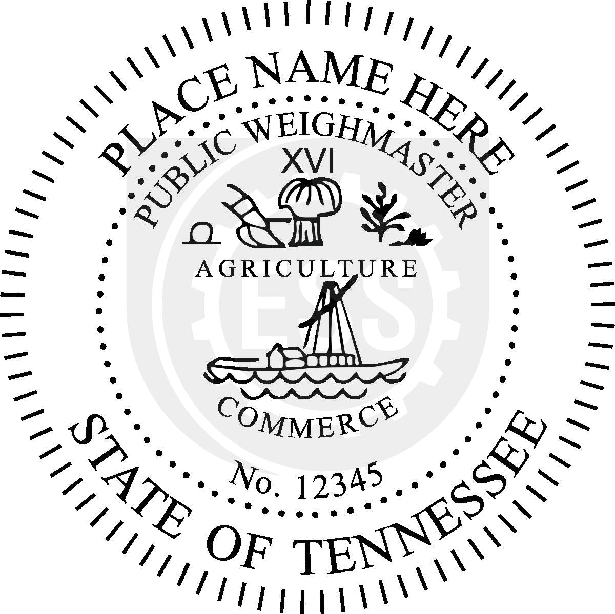 Tennessee Public Weighmaster Seal Setup