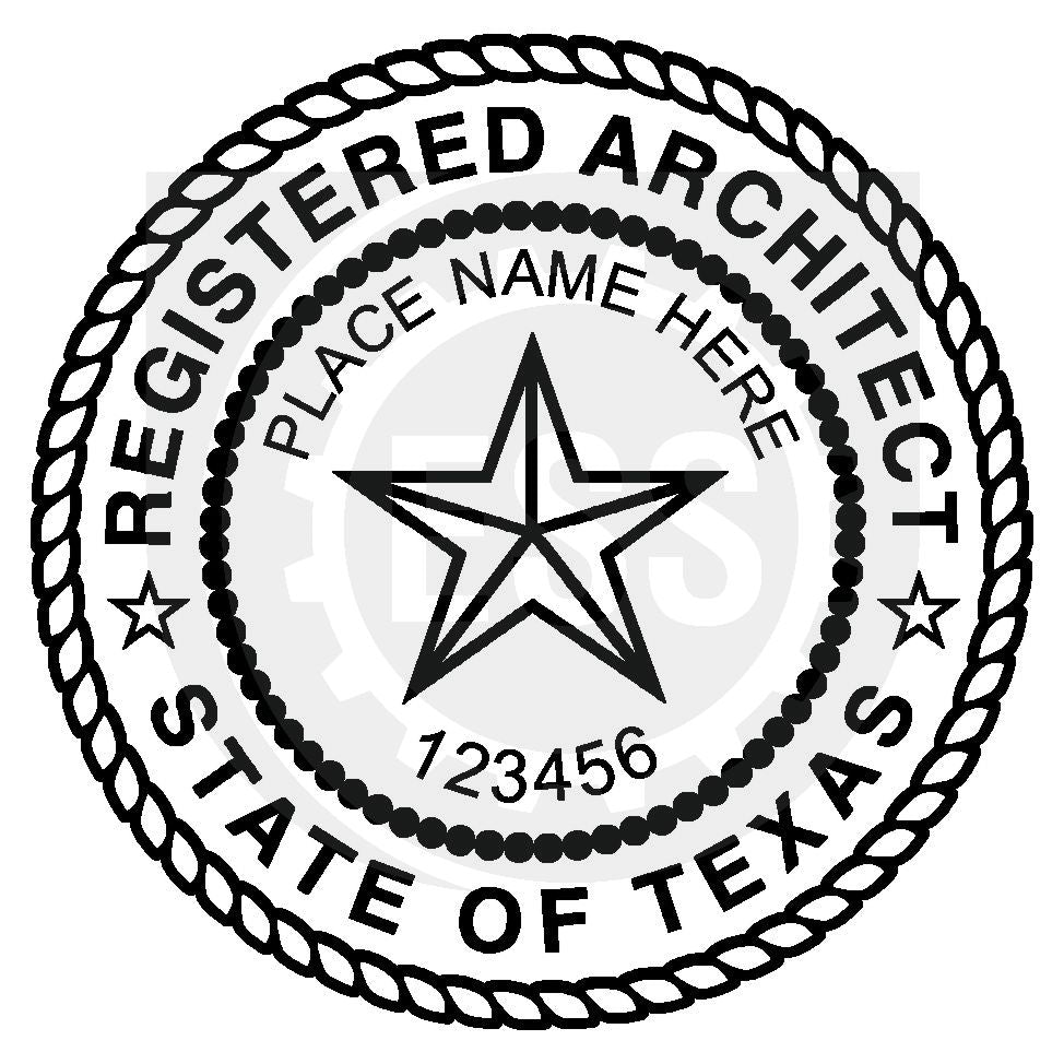 Texas Archtiect Seal Setup