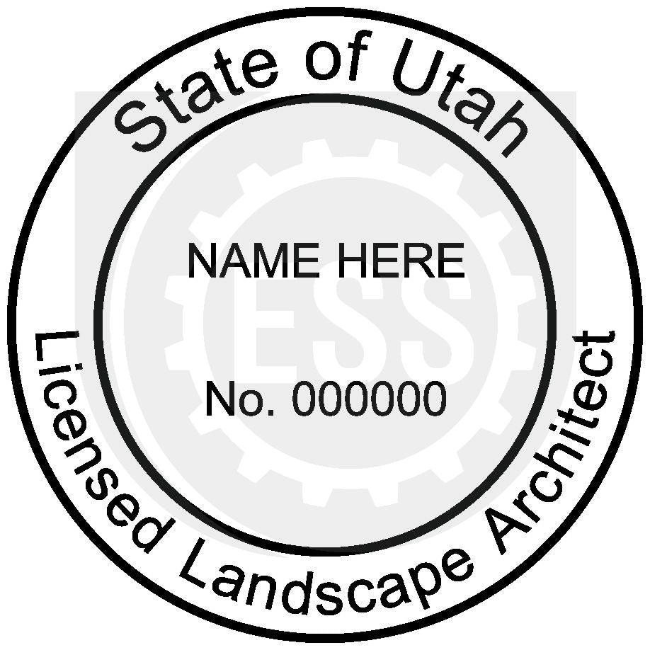 Utah Landscape Architect Seal Setup