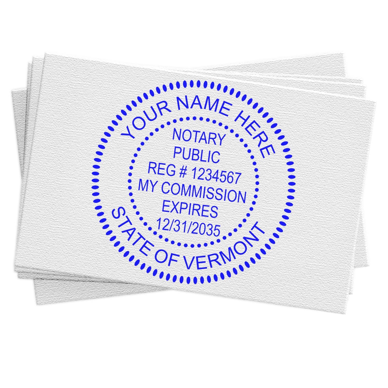 Notary Stamp and Seal Bundle Kit Vermont