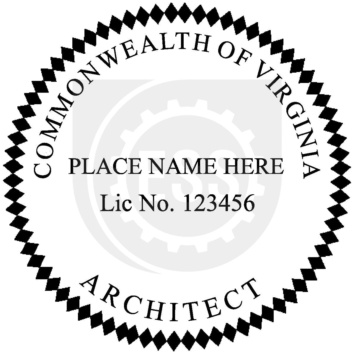 Virginia Archtiect Seal Setup