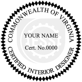 Virginia Interior Designer Seal Setup