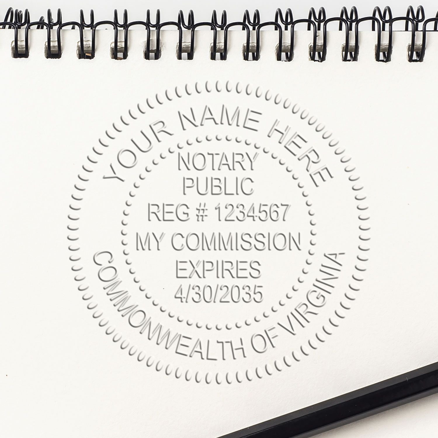 Virginia Notary Stamp and Seal Value Kit