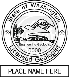 Washington Engineering Geologist Seal Setup