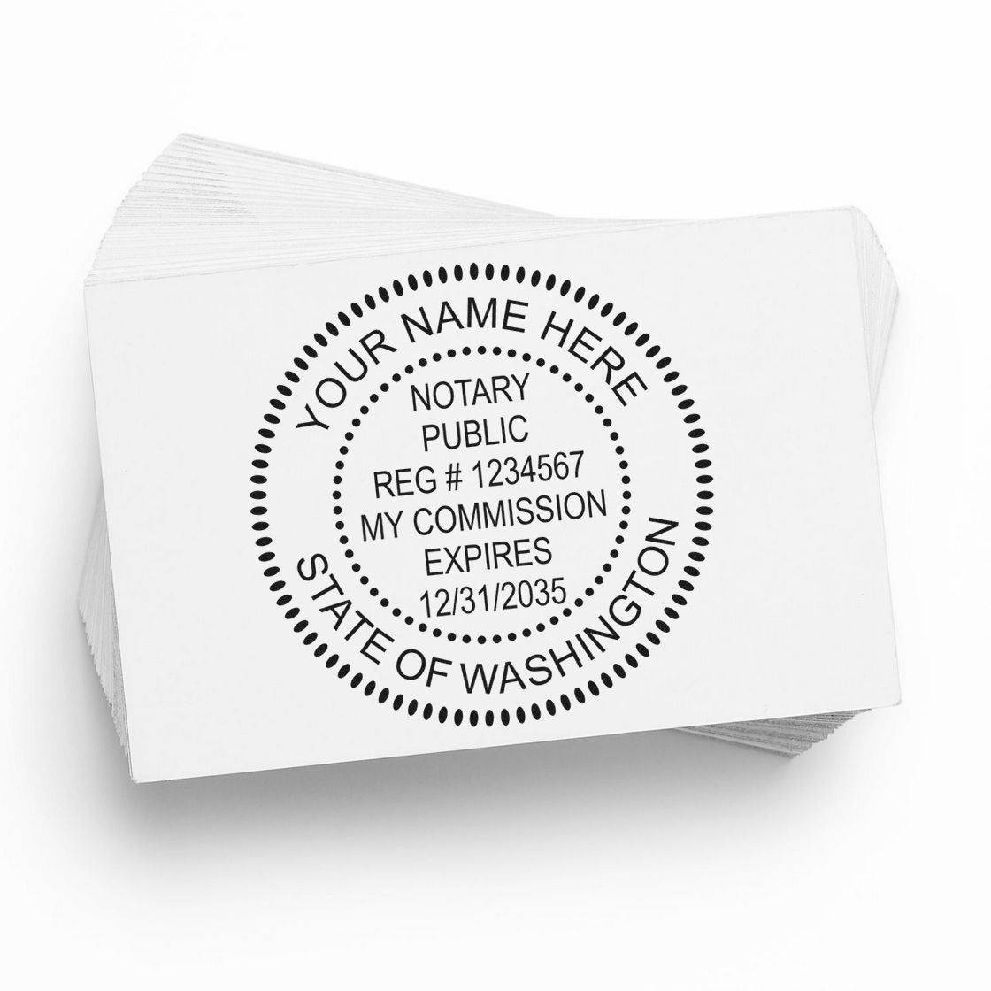 Notary Stamp and Seal for Washington Bundle Kit