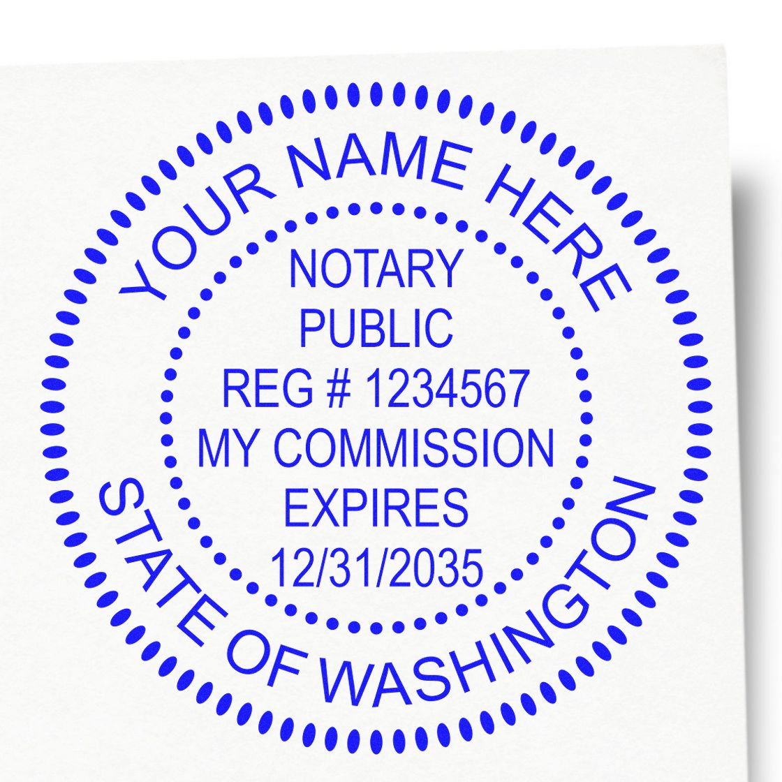 Notary Stamp and Seal Bundle Kit Washington