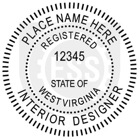 West Virginia Interior Designer Seal Setup