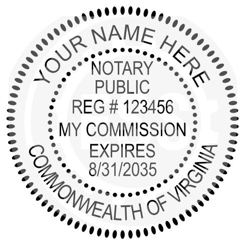 With Commission Number and Date