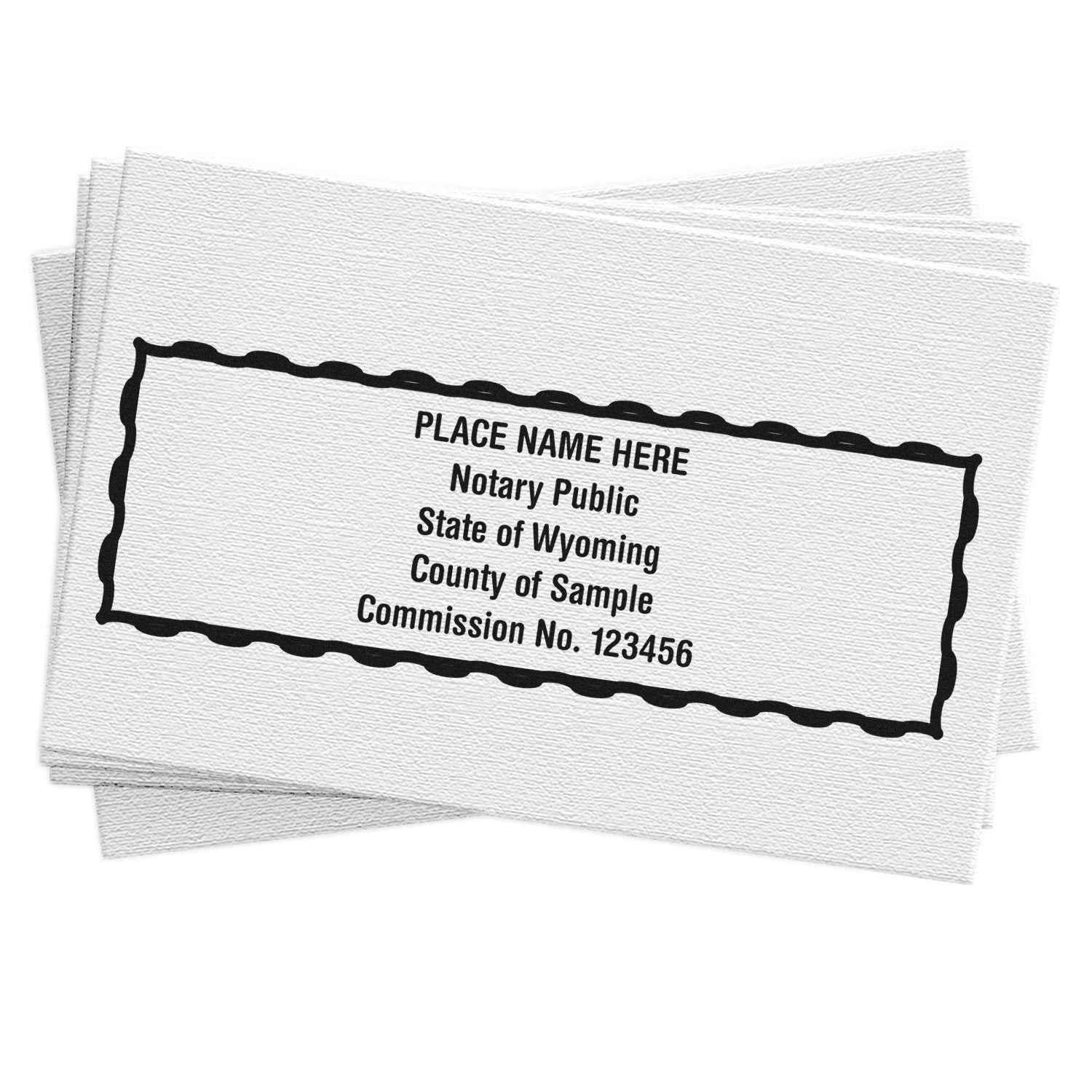 Wyoming Notary Kit with Notary Slim Stamps