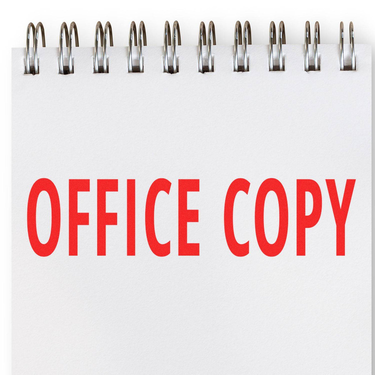 Large Pre-Inked Office Copy Stamp In Use Photo