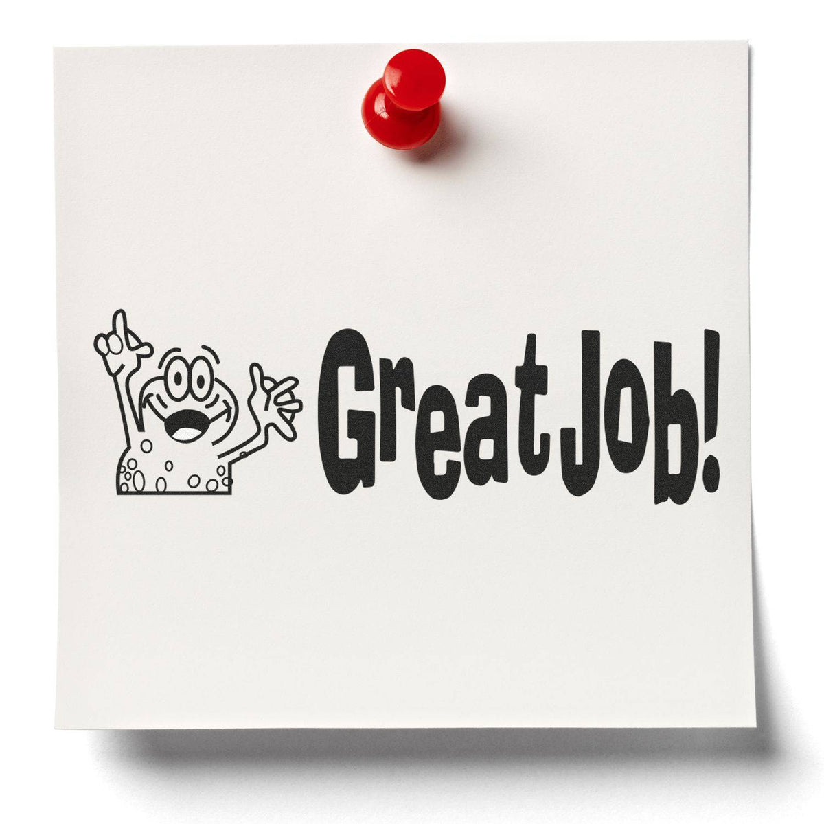 Large Pre-Inked Great Job Stamp Lifestyle Photo