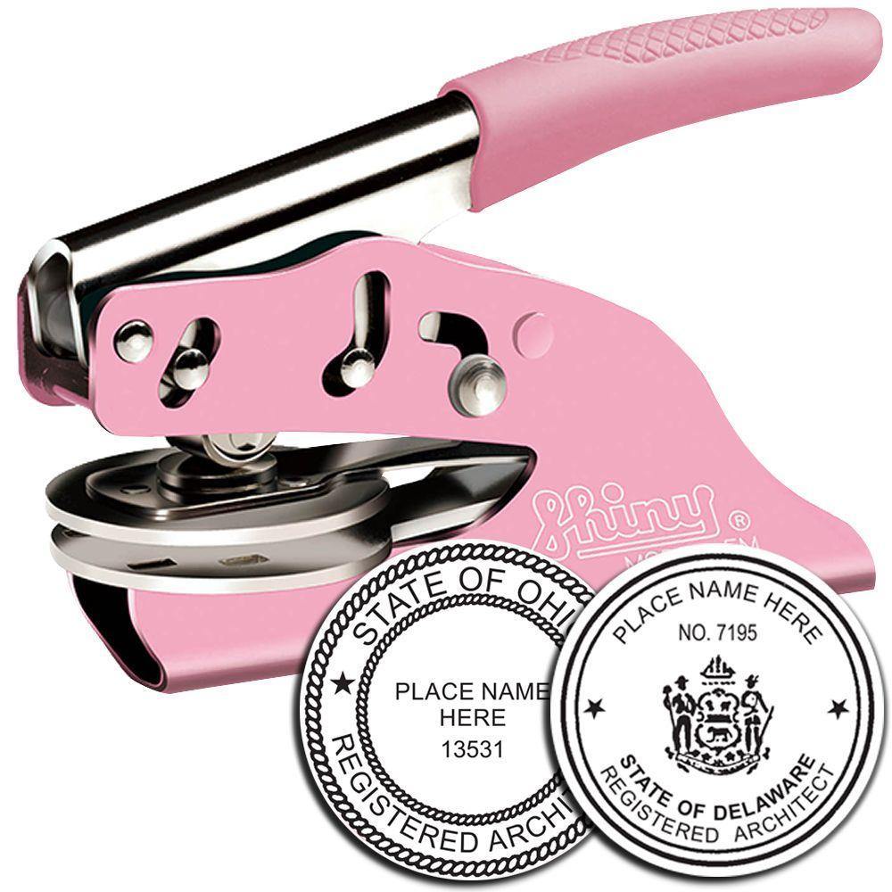 Architect Pink Seal Handheld Embosser 3036Arc Main Image