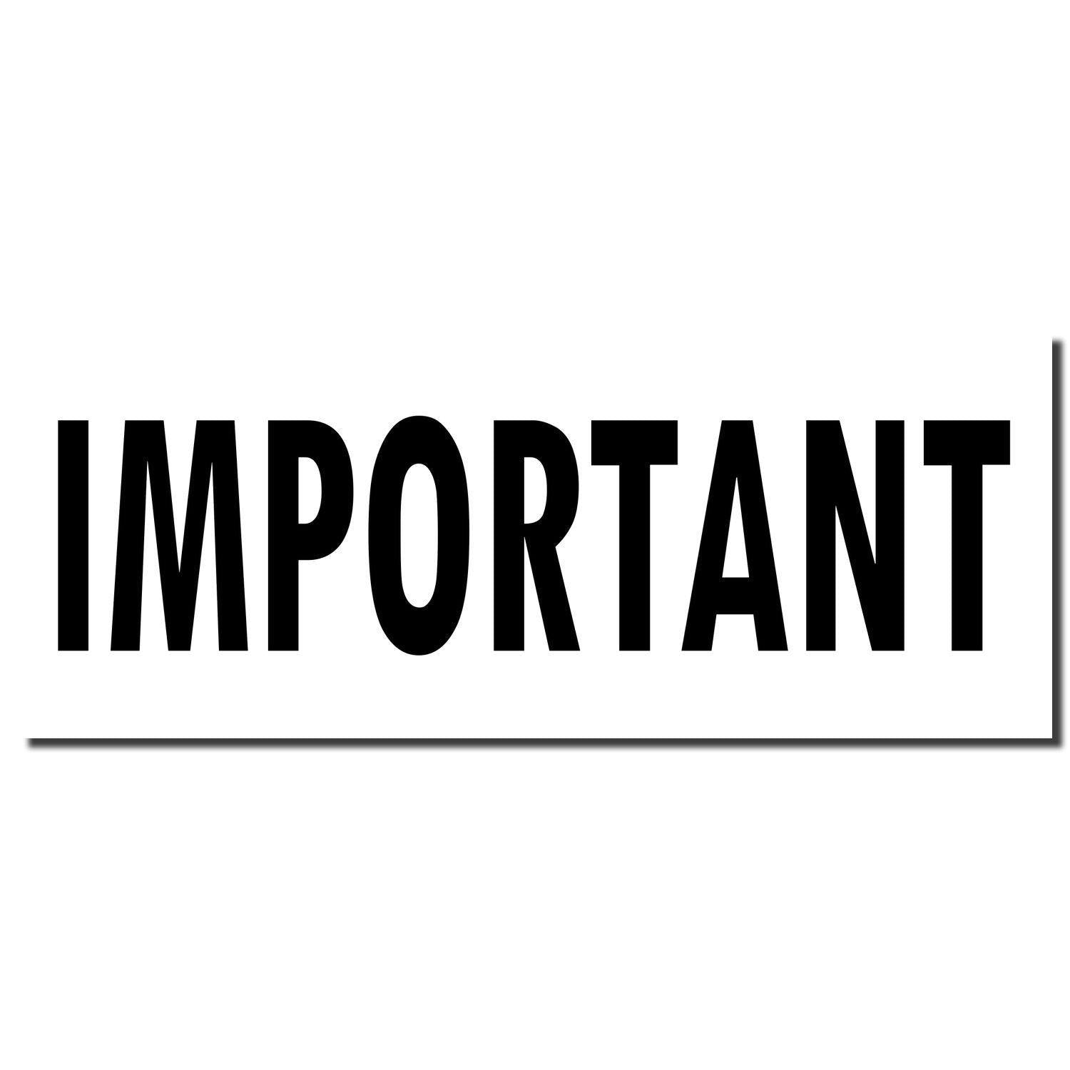 Self Inking Important Stamp imprint in bold black letters on a white background, emphasizing the word "IMPORTANT" for clear visibility.