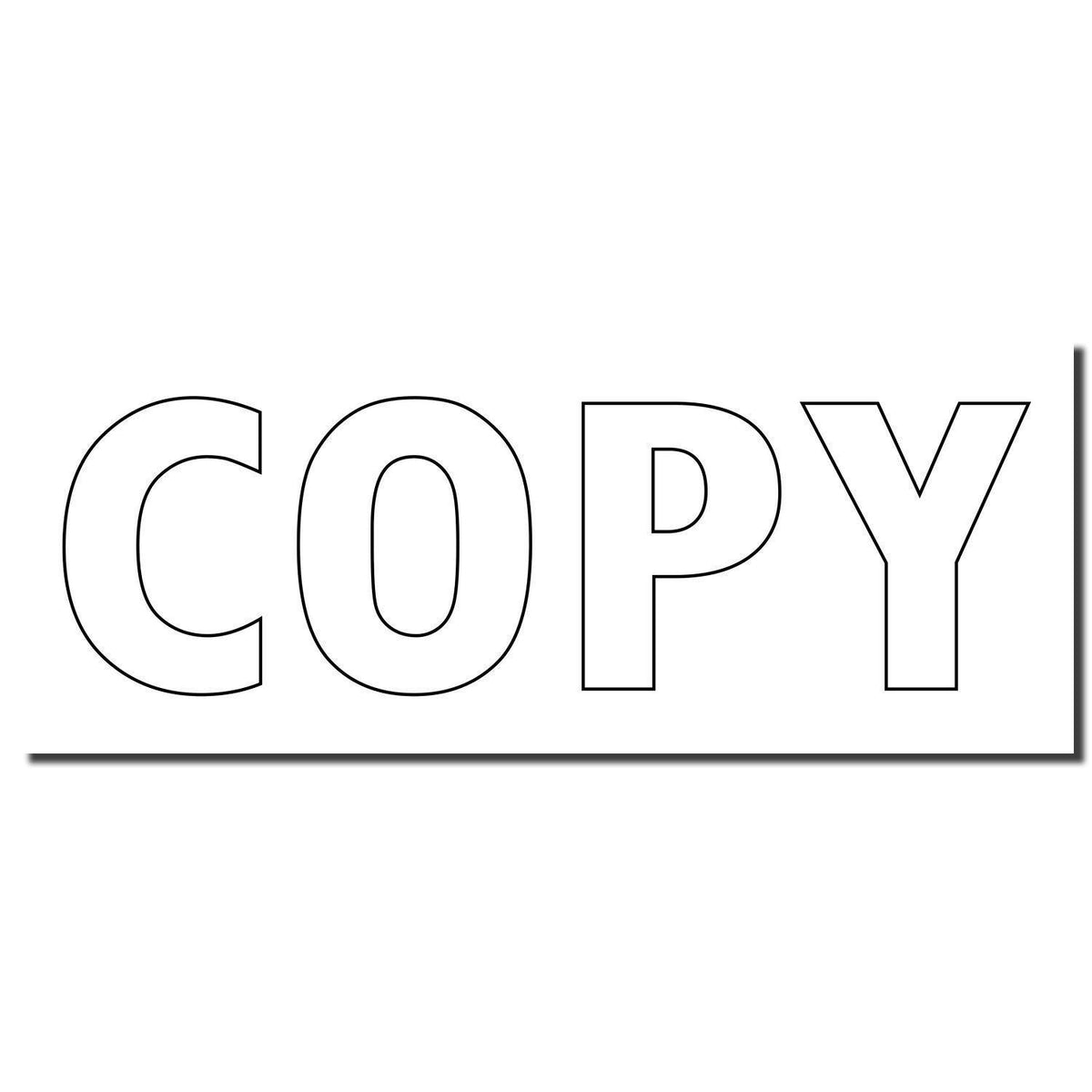 Large Self Inking Outline Copy Stamp - Engineer Seal Stamps - Brand_Trodat, Impression Size_Large, Stamp Type_Self-Inking Stamp, Type of Use_Office, Type of Use_Professional