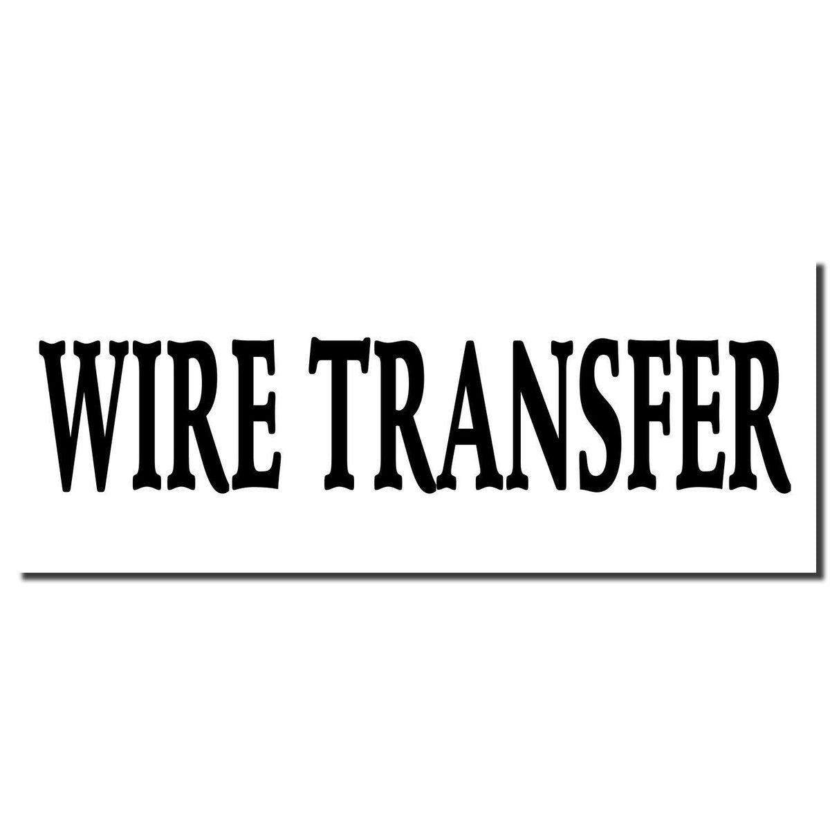 Large Self Inking Wire Transfer Stamp - Engineer Seal Stamps - Brand_Trodat, Impression Size_Large, Stamp Type_Self-Inking Stamp, Type of Use_Finance