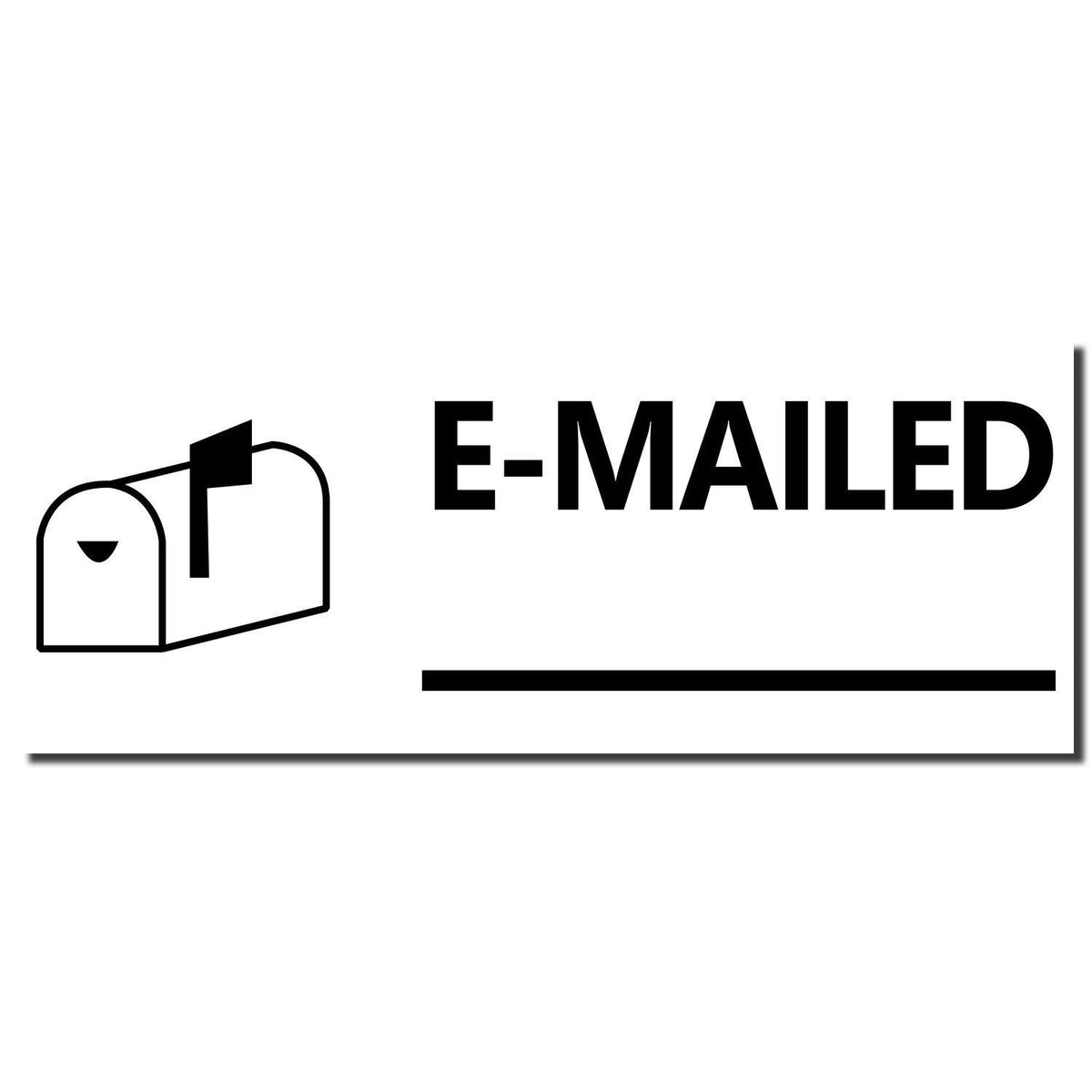 Self-Inking Emailed with Mailbox Stamp - Engineer Seal Stamps - Brand_Trodat, Impression Size_Small, Stamp Type_Self-Inking Stamp, Type of Use_General, Type of Use_Office