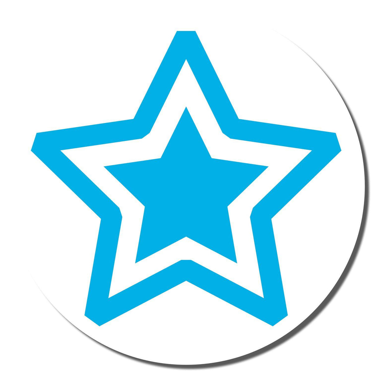 Enlarged Imprint for Blue Star Xstamper Stamp