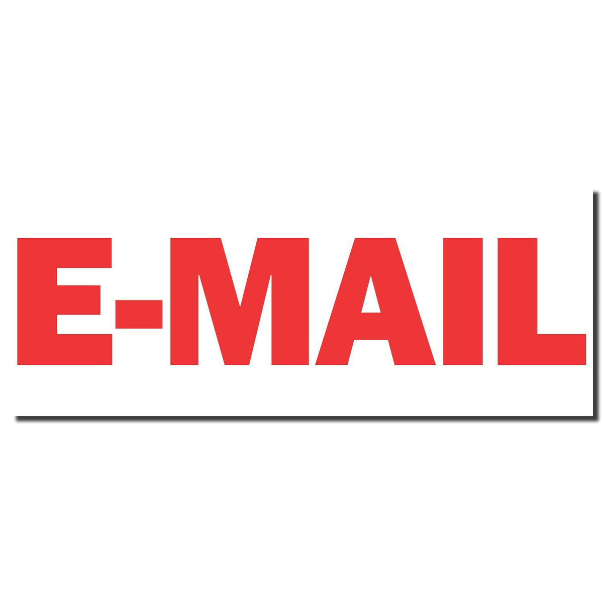 Enlarged Imprint for E-Mail Xstamper Stamp