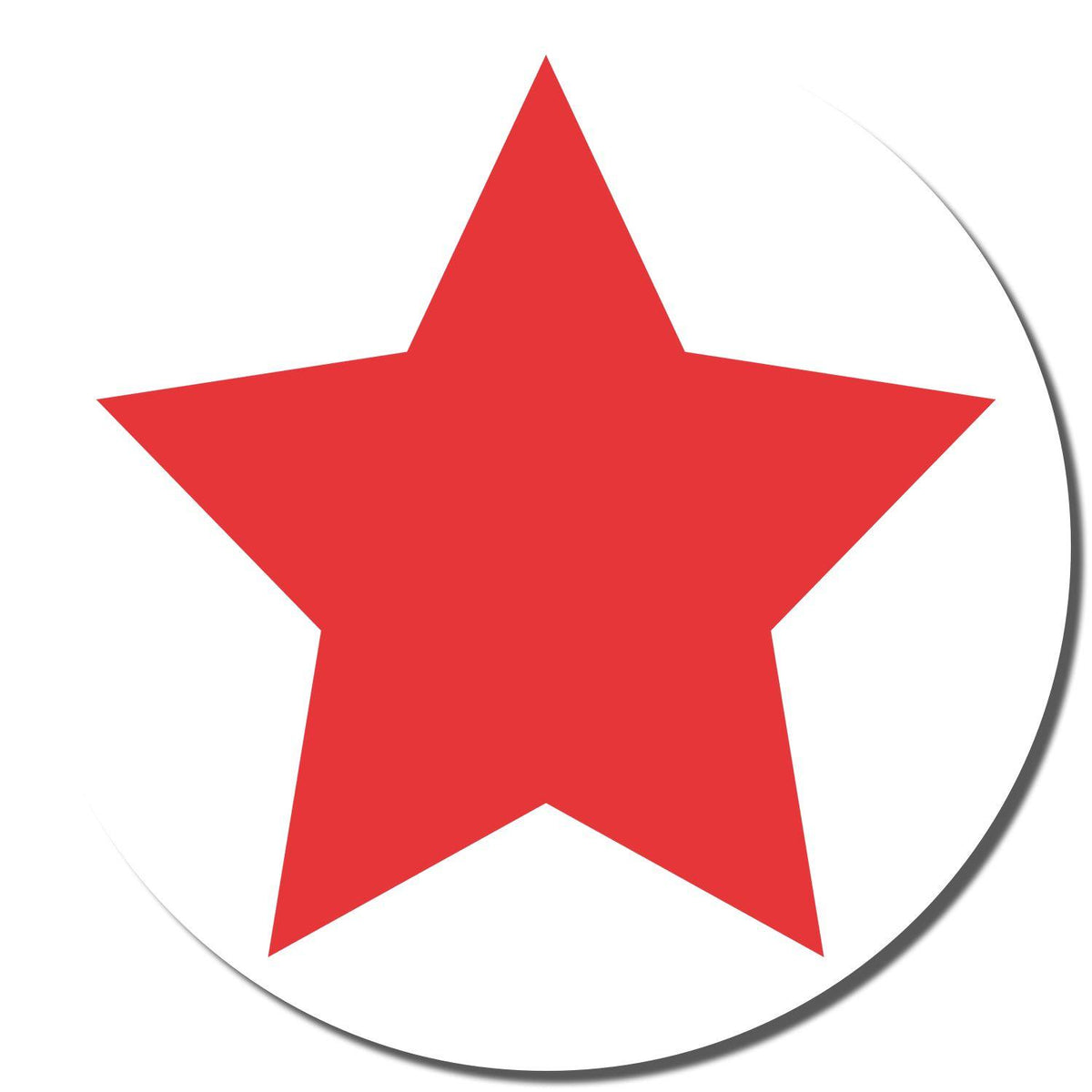 Enlarged Imprint for Red Star Xstamper Stamp
