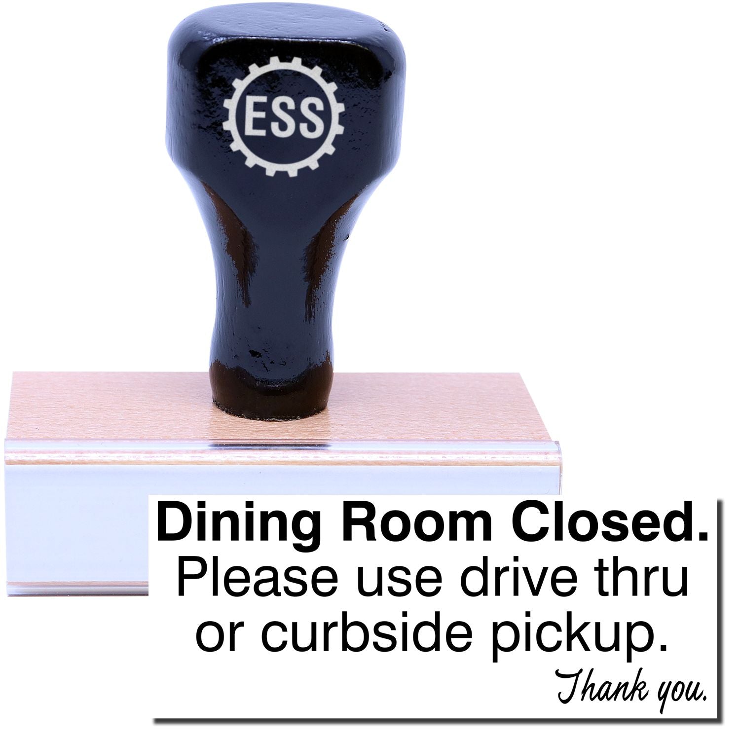 Dining Room Closed Rubber Stamp | Engineer Seal Stamps