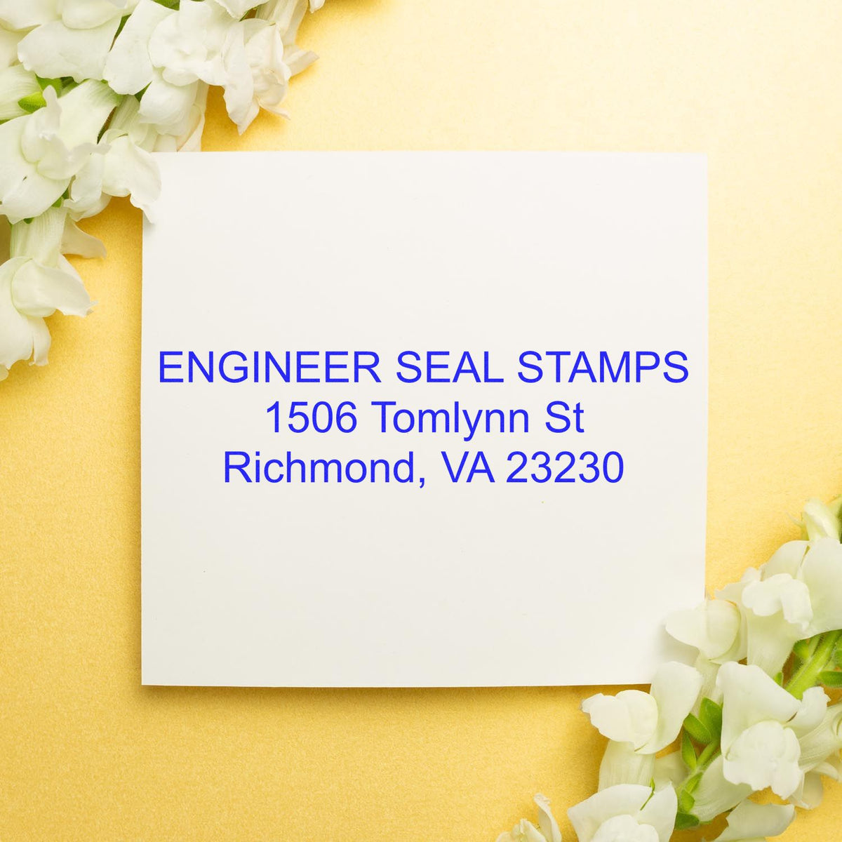3 Line Self Inking Address Stamp