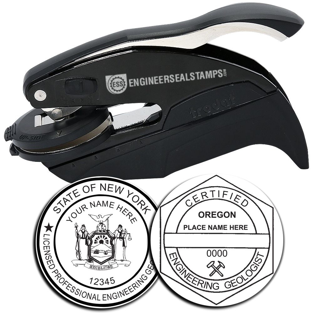 Engineering Geologist Hybrid Seal Embosser featuring a sleek design, durable construction, and precise embossing for official documents and certifications.