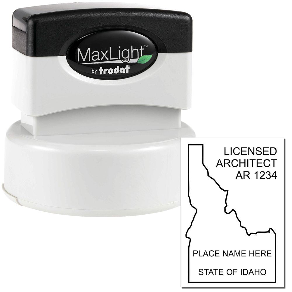 Premium MaxLight Pre-Inked Idaho Architectural Stamp Main Image