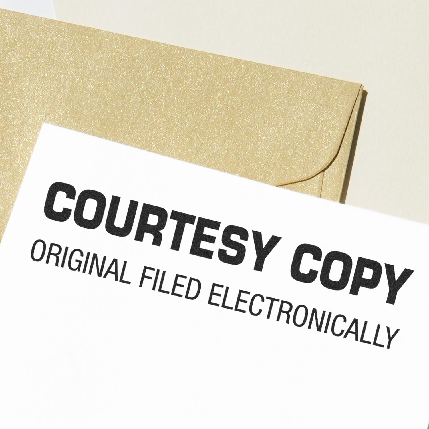 Document stamped with 'Courtesy Copy Original Filed Electronically' using the Courtesy Copy Original Filed Electronically Rubber Stamp.