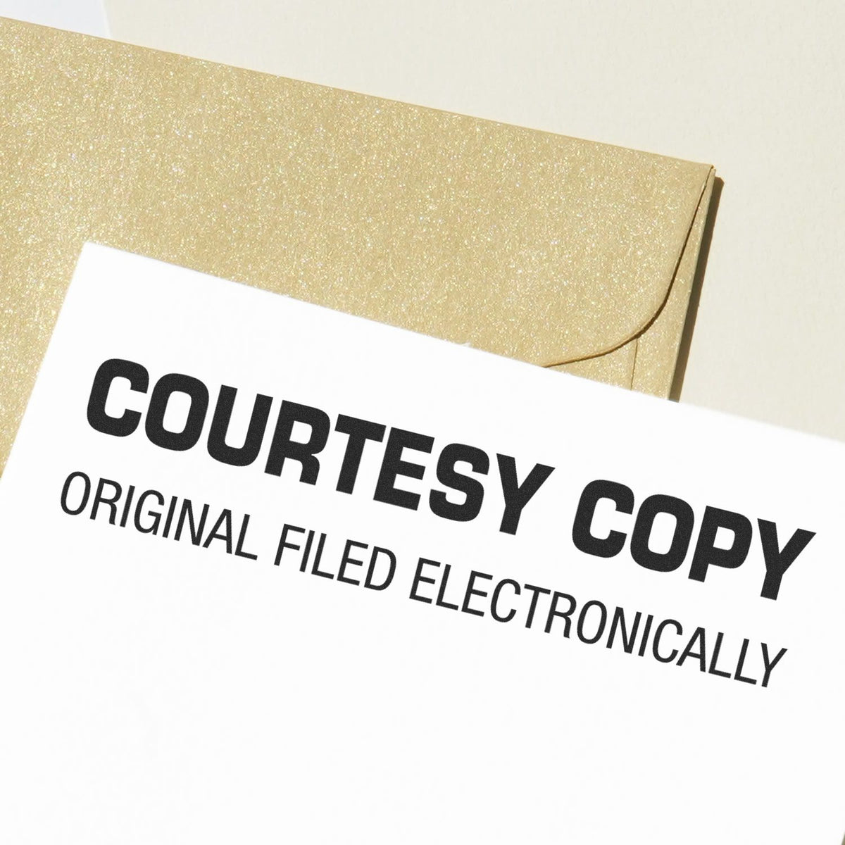 Courtesy Copy Original Filed Electronically Rubber Stamp Lifestyle Photo