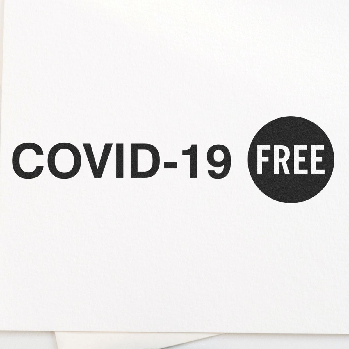 Self-Inking Covid-19 Stamp Lifestyle Photo