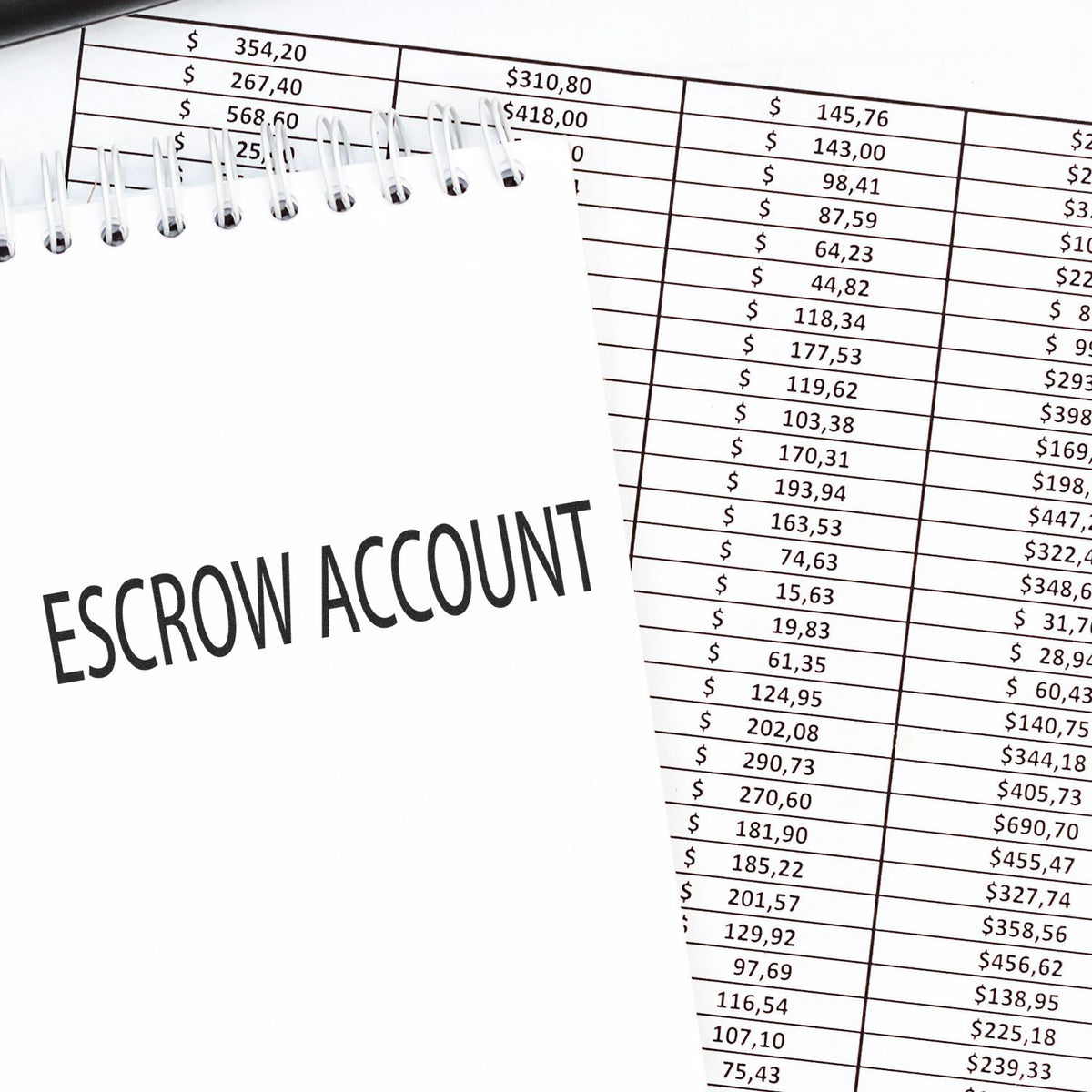 Self-Inking Escrow Account Stamp Lifestyle Photo