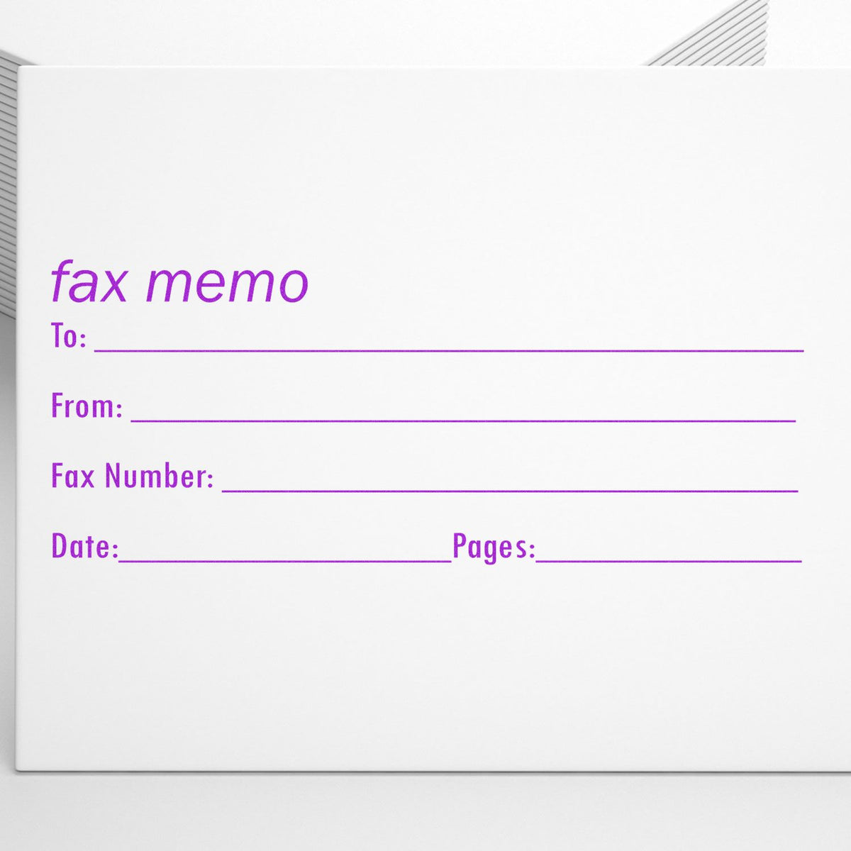 Slim Pre-Inked Fax It 2 Stamp In Use